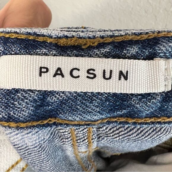 PACSUN bleached jeans ๐ wide leg ๐ 90โs Boyfriend ๐ size 23 - Picture 5 of 8